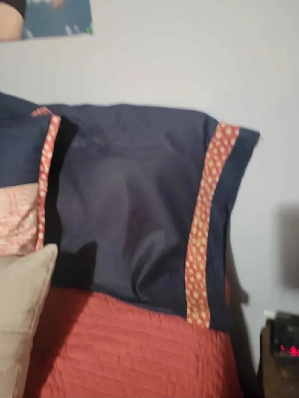 Cotton Quilted Bedspread in Coral - Soft Textured Bedding